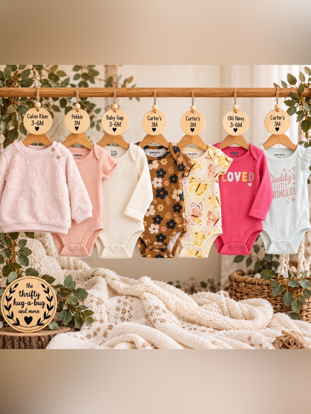 Baby Girl 7-Piece Bundle 3M–6M | Carter’s Gap Calvin Klein